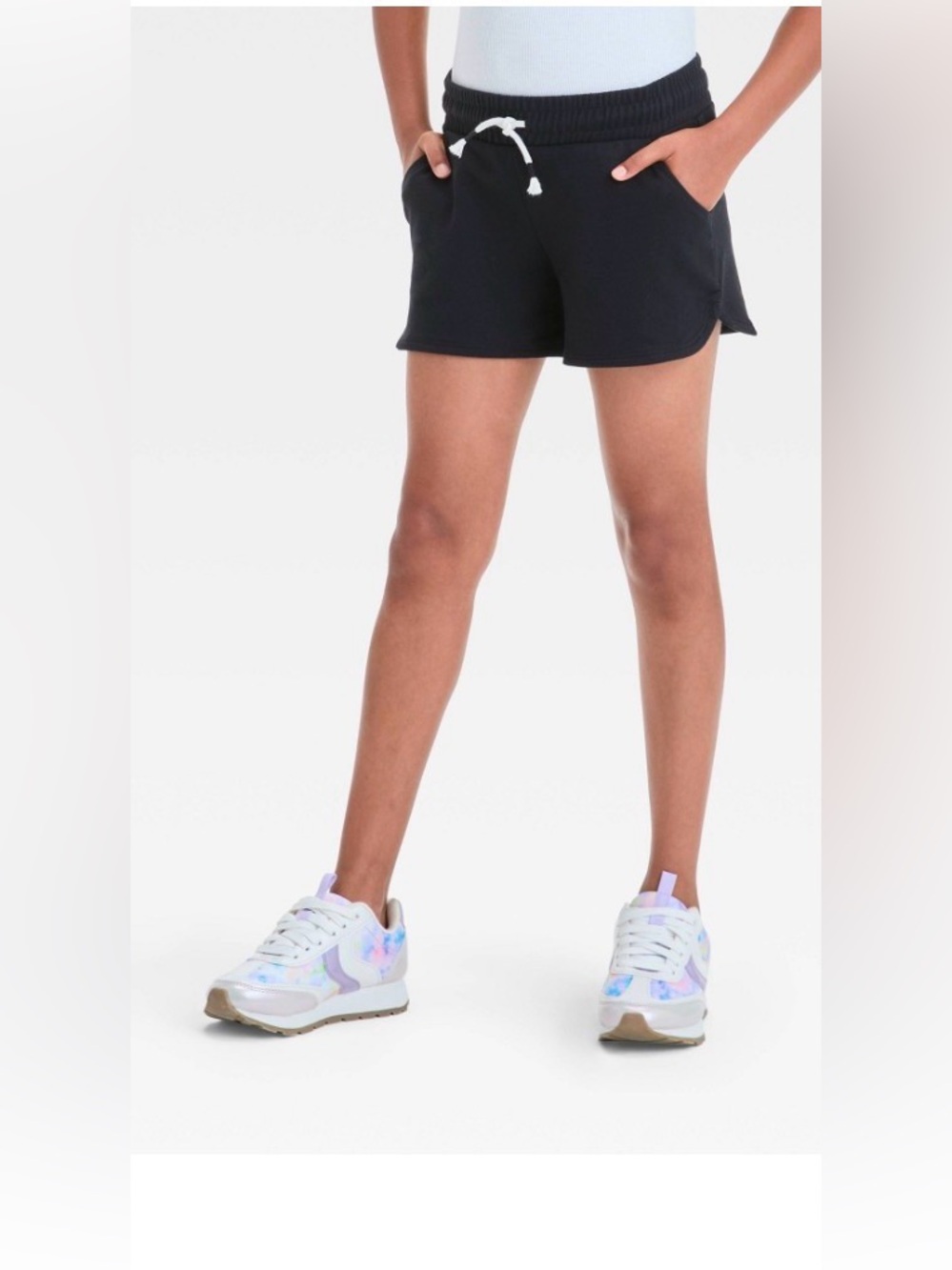 Cat & Jack Black Pull-On Girls' Shorts